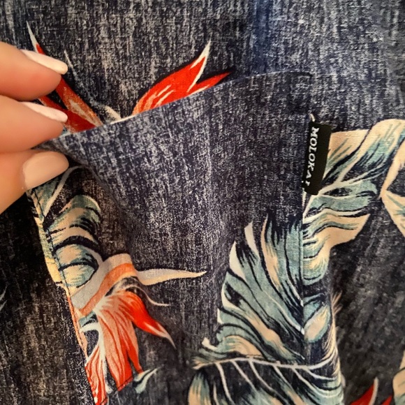 Mens patterned Button-down Molokai Surf Co - Picture 5 of 7